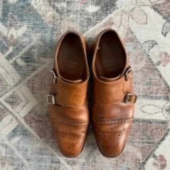 Allen Edmonds - St. Johns Double Monk - Walnut - Size 8 Allen Edmonds St. John main image 3